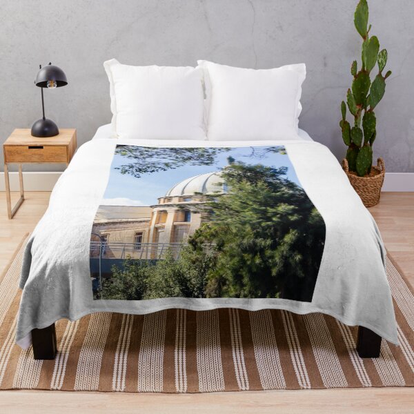 Item preview, Historic Domed Building With Statue Above Surrounded by Trees and Sunny Blue Sky designed and sold by Nmallia.