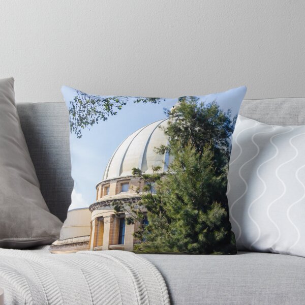 Item preview, Historic Domed Building With Statue Above Surrounded by Trees and Sunny Blue Sky designed and sold by Nmallia.