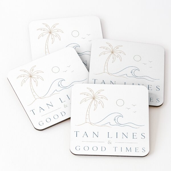 Item preview, Tan Lines & Good Times | Funny Summer Beach Vacation T-Shirt designed and sold by rushaib.