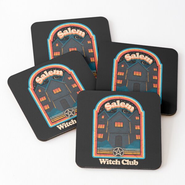 Item preview, Retro distressed Salem Witch Club design designed and sold by Jdawnink.