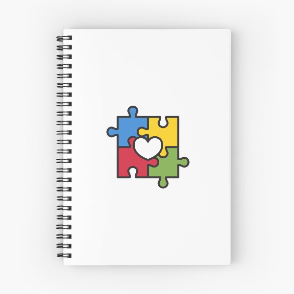 Item preview, Autism Puzzle Piece Heart Illustration Design designed and sold by SparksCo2025.