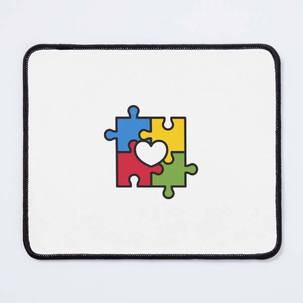 Item preview, Autism Puzzle Piece Heart Illustration Design designed and sold by SparksCo2025.