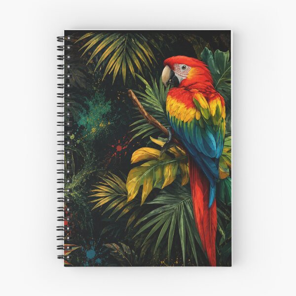 Item preview, Tropical Scarlet Macaw Paradise designed and sold by Fei Long Design Hub.
