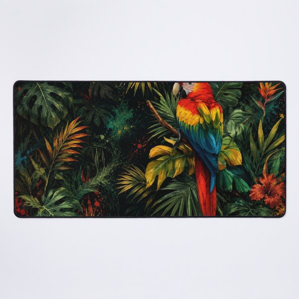 Item preview, Tropical Scarlet Macaw Paradise designed and sold by Fei Long Design Hub.