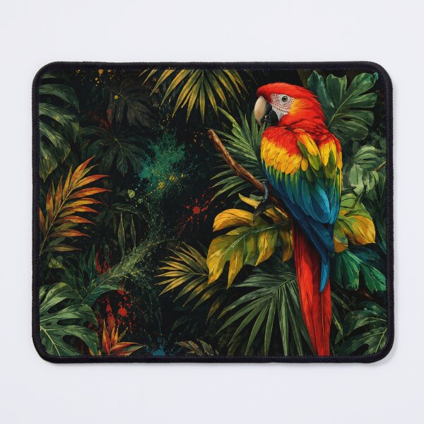 Item preview, Tropical Scarlet Macaw Paradise designed and sold by Fei Long Design Hub.