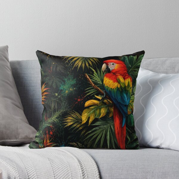Item preview, Tropical Scarlet Macaw Paradise designed and sold by Fei Long Design Hub.