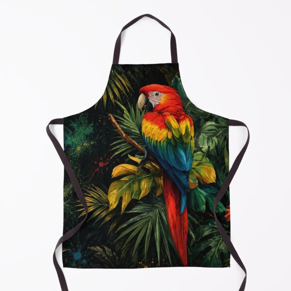 Item preview, Tropical Scarlet Macaw Paradise designed and sold by Fei Long Design Hub.