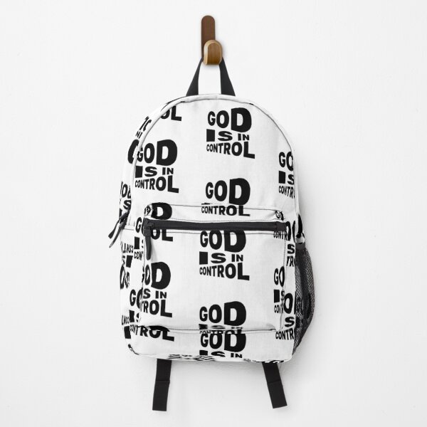 Item preview, God Is In Control – Christian Faith Typography T-Shirt Design designed and sold by CrossCrafted.