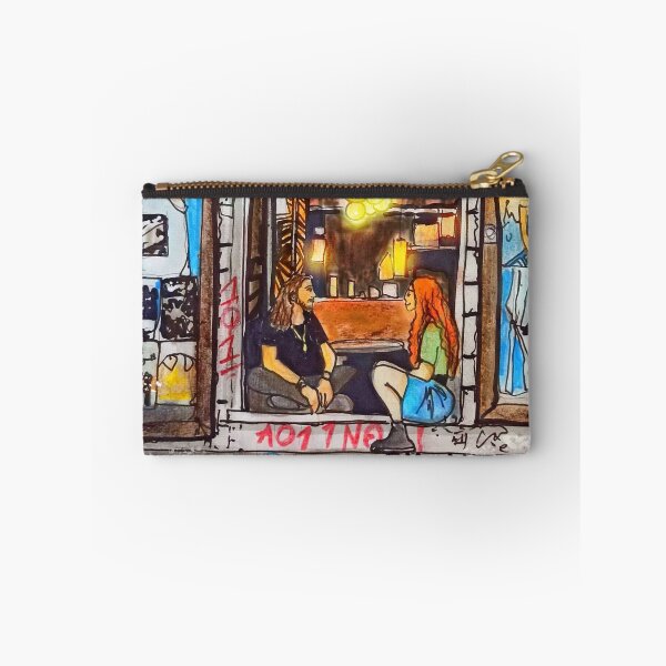 Item preview, Evening Window at Hebedas – Dresden Neustadt | Ink & Watercolor Alternative: designed and sold by UMA Urban Sketch.