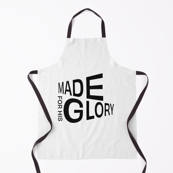 Item preview, Made For His Glory – Christian Faith Typography T-Shirt Design designed and sold by CrossCrafted.