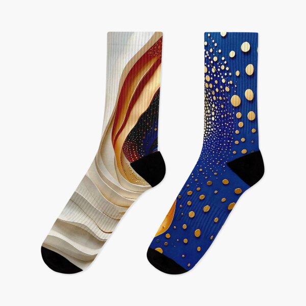 Item preview, Swirling Vortex of Color in Blue and Gold designed and sold by Vicky Brago-Mitchell®.