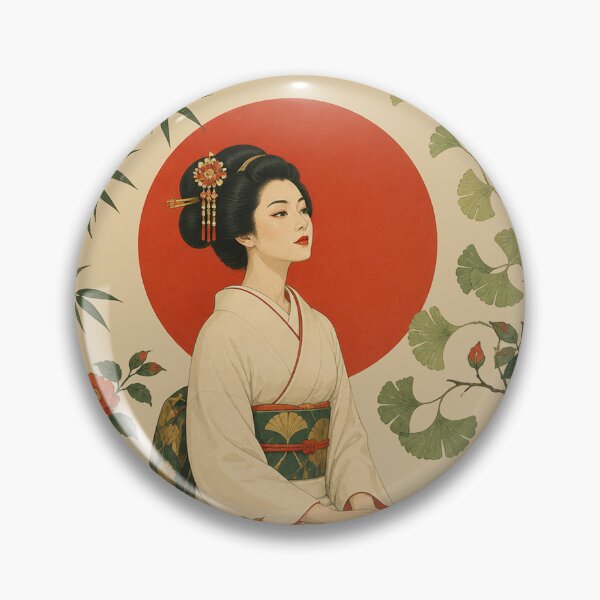 Item preview, Vermilion Camellia: Geisha in Ivory designed and sold by Fregoli 2D.