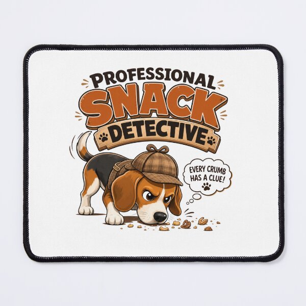 Item preview, Professional Snack Detective Beagle Dog Dad Funny T-Shirt designed and sold by Ashley critters.