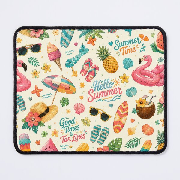 Item preview, Hello Summer Beach Vibes designed and sold by Side Quest Co..