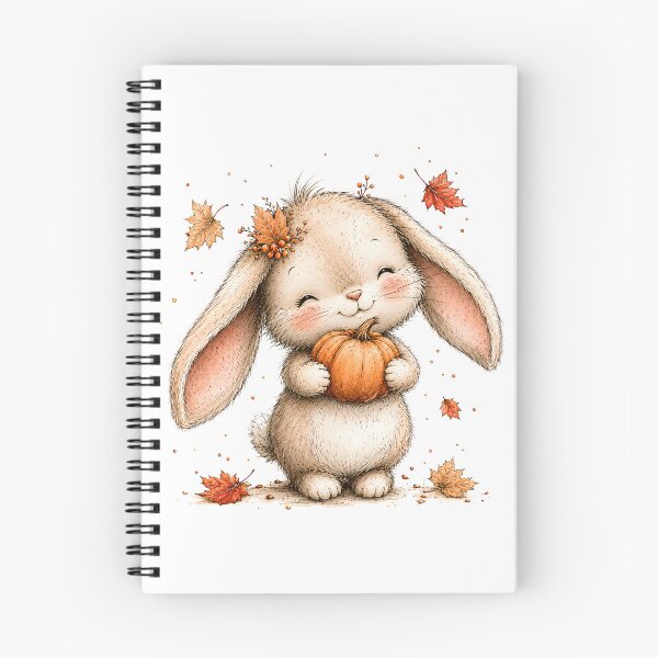 Item preview, Bella the Blushing Pumpkin Bunny designed and sold by Step & Stow.