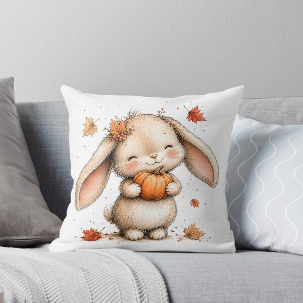 Item preview, Bella the Blushing Pumpkin Bunny designed and sold by Step & Stow.