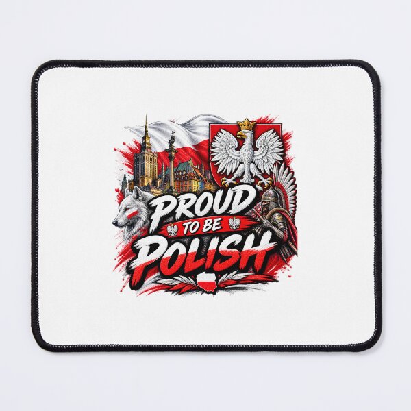 Item preview, Proud To Be Polish | Poland Culture & Heritage designed and sold by GlitchThreads.