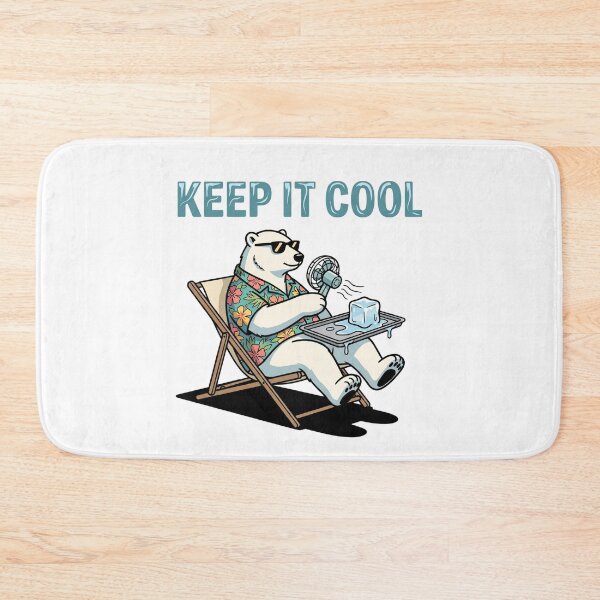 Item preview, Polar Bear In Hawaiian Shirt Keep It Cool DIY AC designed and sold by Rare By Hero.