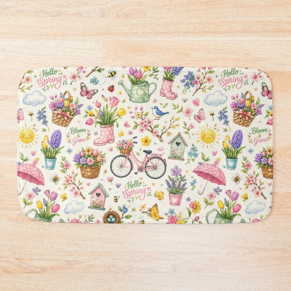 Item preview, Hello Spring Bloom & Grow designed and sold by Side Quest Co..