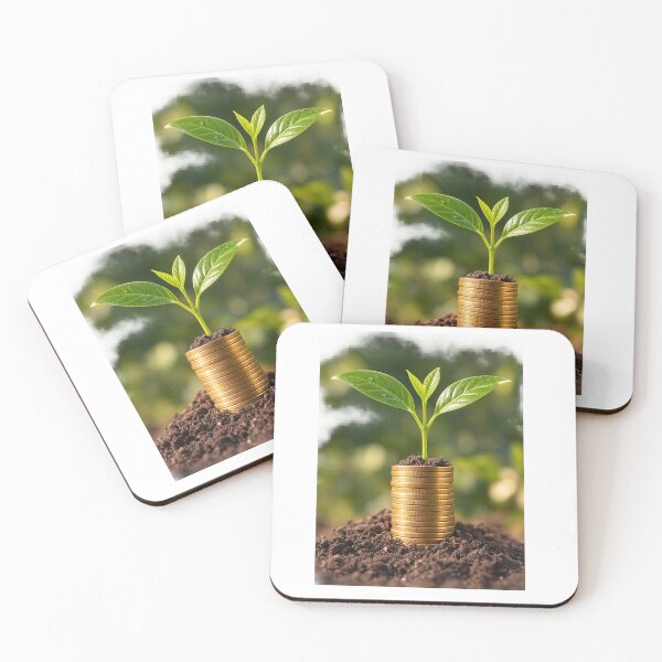Item preview, Money Growing Plant – Financial Growth, Wealth Building & Investment Concept designed and sold by okay 2 look .