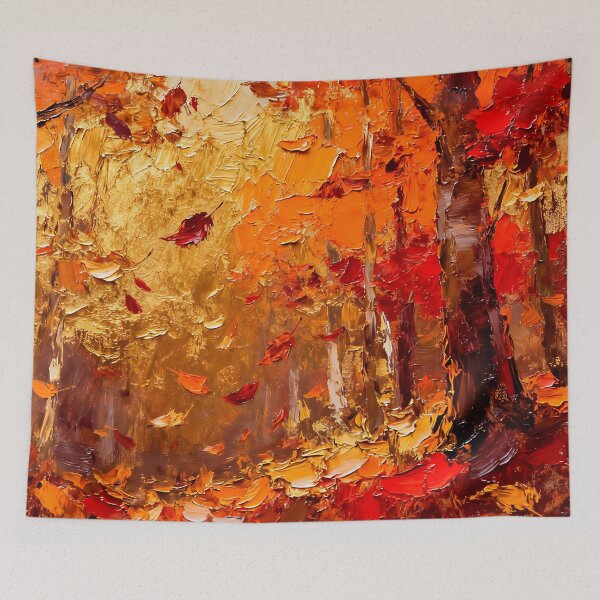 Item preview, Vibrant Autumn Forest Scene designed and sold by paulrommer.