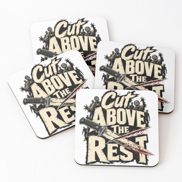 Item preview, Cut Above The Rest - Zombie Apocalypse Horror Graphic designed and sold by Fun-T-Shirts.