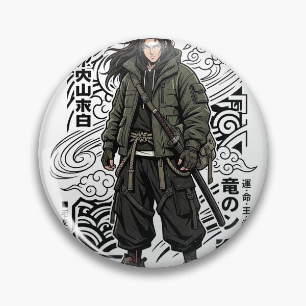 Item preview, Dark Urban Ronin Samurai Japanese Warrior Anime Style designed and sold by cannsuh.