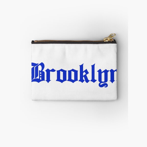 Item preview, Brooklyn in blue gothic text designed and sold by Hoods and Boros.