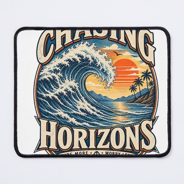 Item preview, Chasing Horizons Vintage Surf Design designed and sold by CodePaws Creations.
