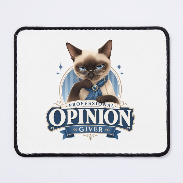 Item preview, Professional Opinion Giver Siamese Cat Dad Funny Kawaii T-Shirt designed and sold by Ashley critters.
