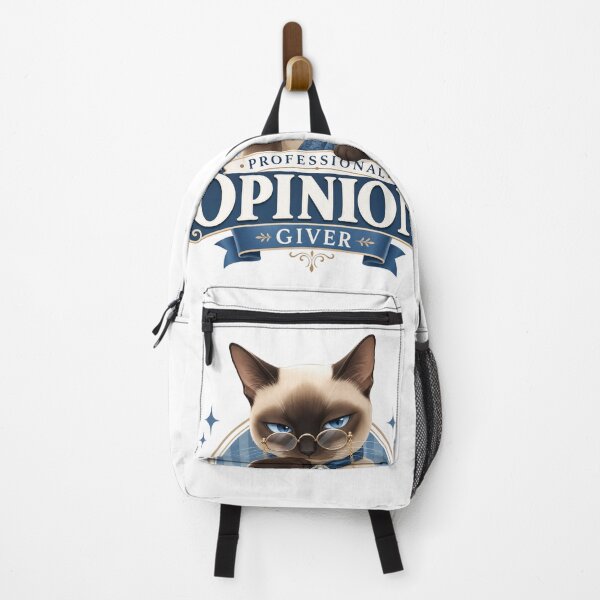 Item preview, Professional Opinion Giver Siamese Cat Dad Funny Kawaii T-Shirt designed and sold by Ashley critters.