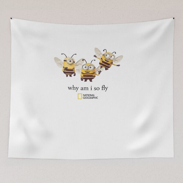 Item preview, Funny Yellow Flying Insect Character Parody Graphic Cute Humor designed and sold by blawdi.
