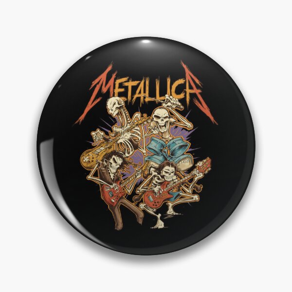 Item preview, Metallica Skeleton Band Rock Music designed and sold by IshTarltArt.