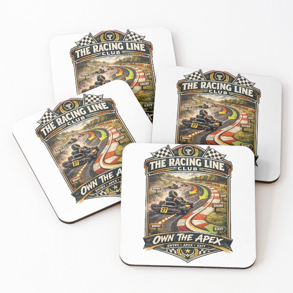 Item preview, The Racing Line Club Own The Apex designed and sold by Rhubarb Bridge Merch.