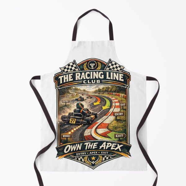 Item preview, The Racing Line Club Own The Apex designed and sold by Rhubarb Bridge Merch.