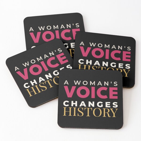 Item preview, A Woman's Voice Changes History Feminist Women Power designed and sold by Velora Printss.