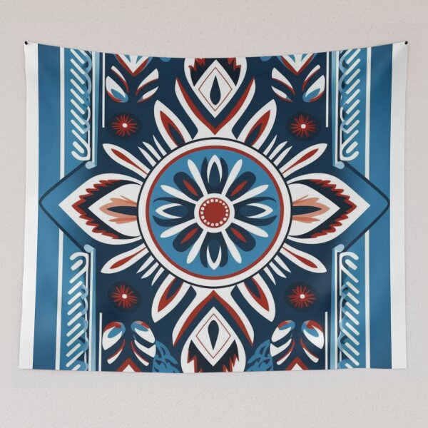 Item preview, Ornamental Floral Mandala - Vintage Botanical Geometric Art designed and sold by WJSacredAr.