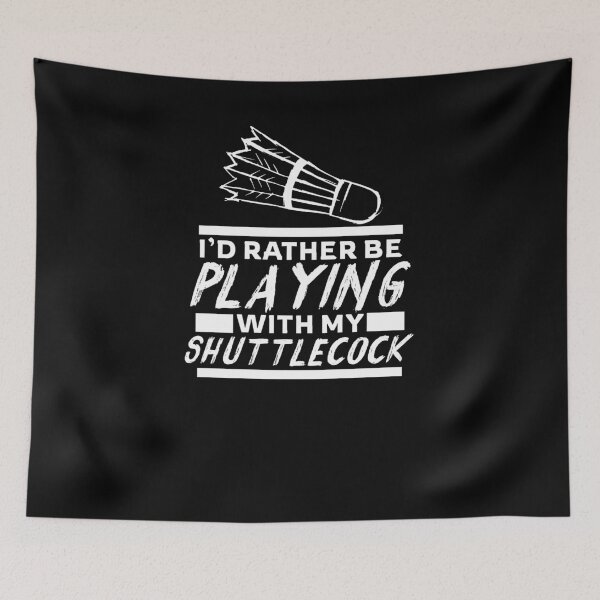 Item preview, Funny Badminton Shuttlecock Player Adult Humor Sarcasm Shirt designed and sold by LookTwice.