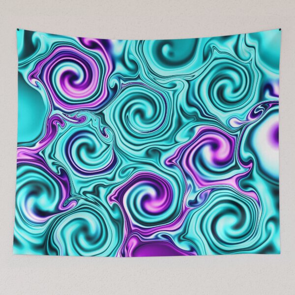 Item preview, marble metal purple and blue  designed and sold by becky’s shop.