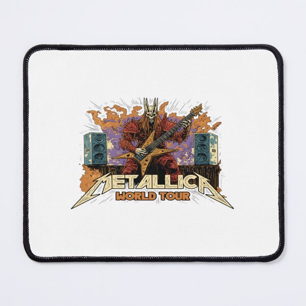 Item preview, Metallica World Tour Skull Guitarist Heavy Metal designed and sold by IshTarltArt.