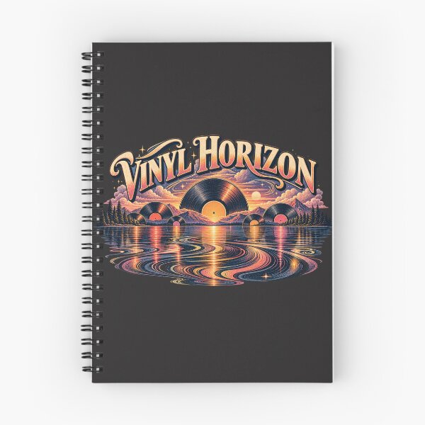 Item preview, Vinyl Horizon – Retro Record Lake Reflection designed and sold by Golden Era Studio.