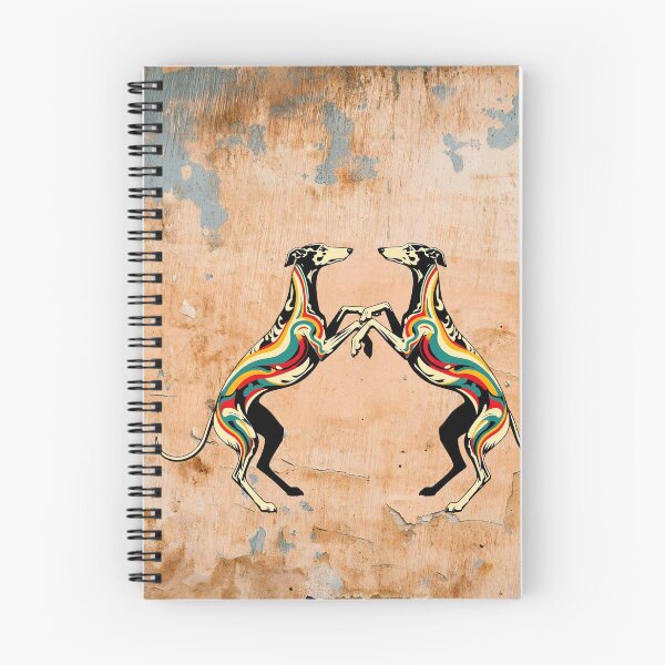 Item preview, GALOGO - Street Variations - Two Galgos Street Art No. 3 designed and sold by GALOGO – Art for Sighthounds & Animal Welfare.