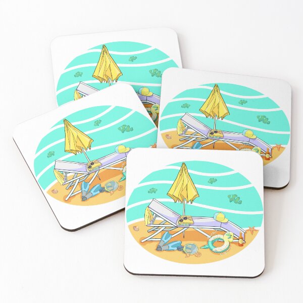 Item preview, Beach Day Essentials Vacation Illustration designed and sold by OrPolly.