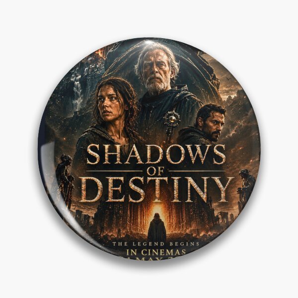 Item preview, Shadows of Destiny – Epic Dark Fantasy Movie Poster, Cinematic Fantasy Wall Art designed and sold by lavanya11.
