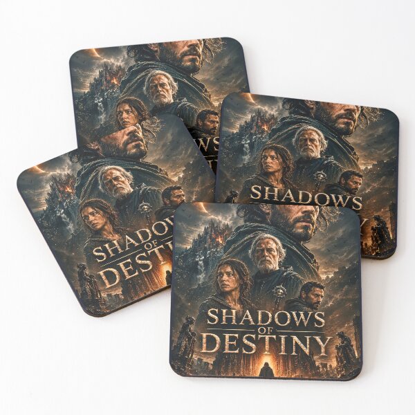 Item preview, Shadows of Destiny – Epic Dark Fantasy Movie Poster, Cinematic Fantasy Wall Art designed and sold by lavanya11.