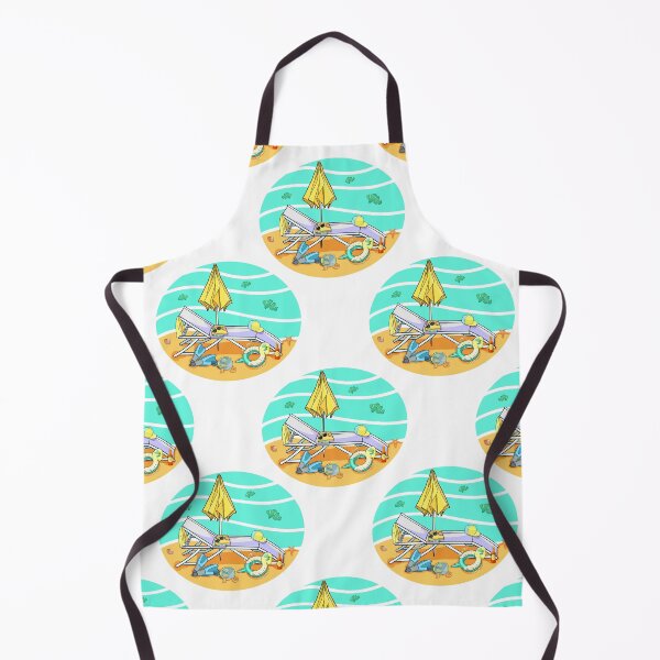 Item preview, Beach Day Essentials Vacation Illustration designed and sold by OrPolly.