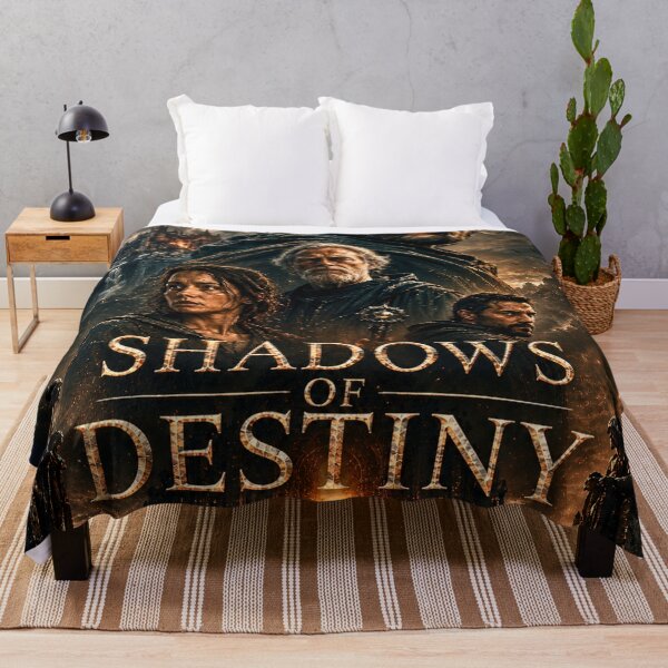 Item preview, Shadows of Destiny – Epic Dark Fantasy Movie Poster, Cinematic Fantasy Wall Art designed and sold by lavanya11.