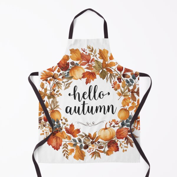 Item preview, Hello Autumn Botanical Wreath designed and sold by catcurio.
