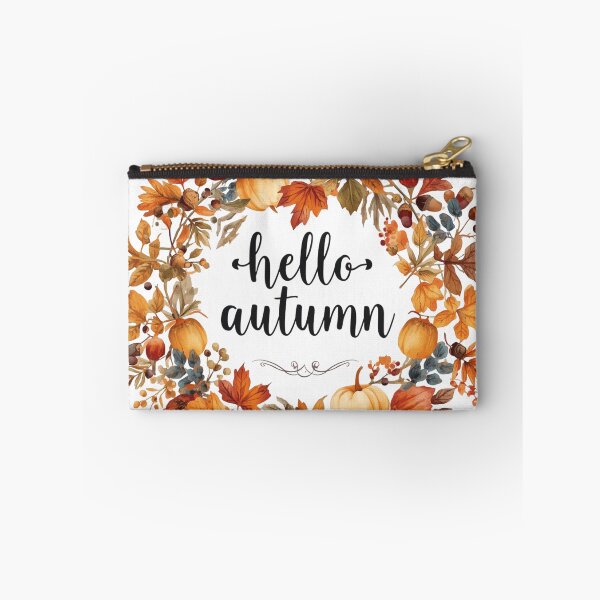 Item preview, Hello Autumn Botanical Wreath designed and sold by catcurio.