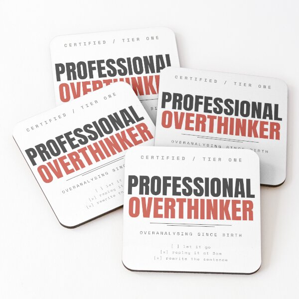 Item preview, Professional Overthinker designed and sold by besiwashere.